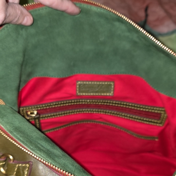 Dooney & Bourke Olive Green Satchel - Picture 6 of 12